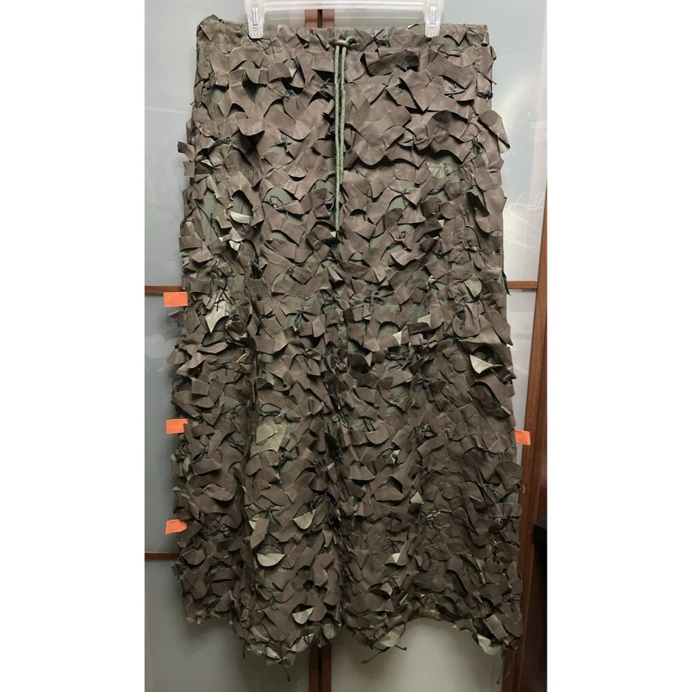 Illig Vintage Y2K 90s Cargo Net Mesh Rave Cyber Goth Grunge Maxi Skirt Size M